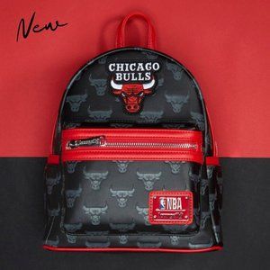 Loungefly - NBA Chicago Bulls Logo Mini Backpack